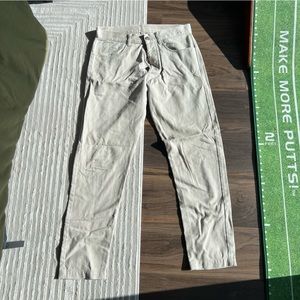 Alex Crane Chino Pants, Bone White, Sz:32